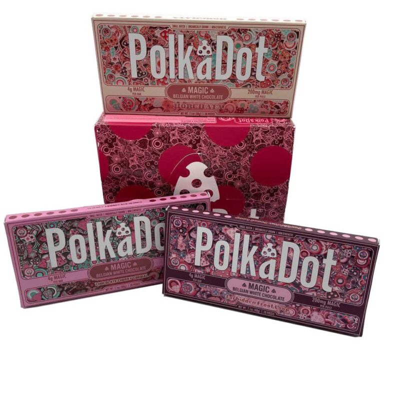 POLKA DOT CHOCOLATE BARS